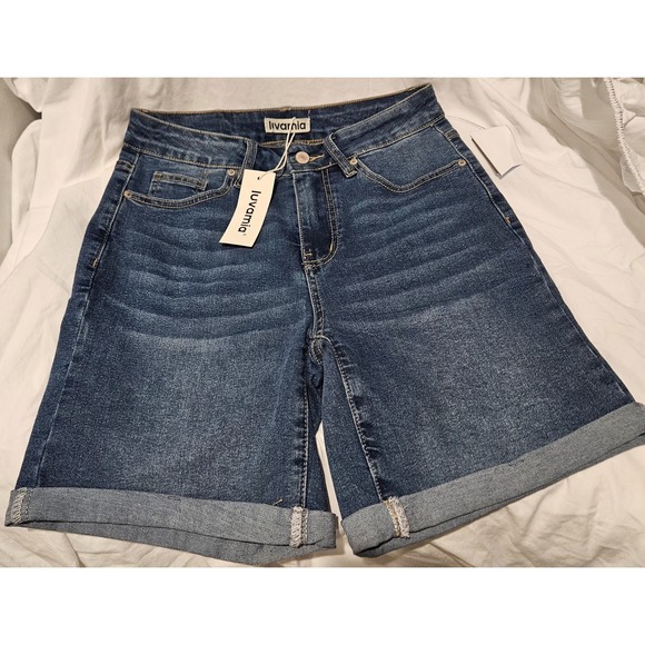 Luvamia Pants - NWT Luvamia‎ Jean Shorts High Rise SMALL